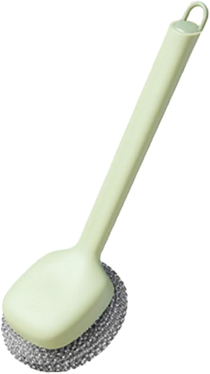 Long Handle Shower Cleaning Brushes Kitchen Scrub Brushes Bathroom Tile Cleaner Brush Wire Scrub ... | Amazon (US)
