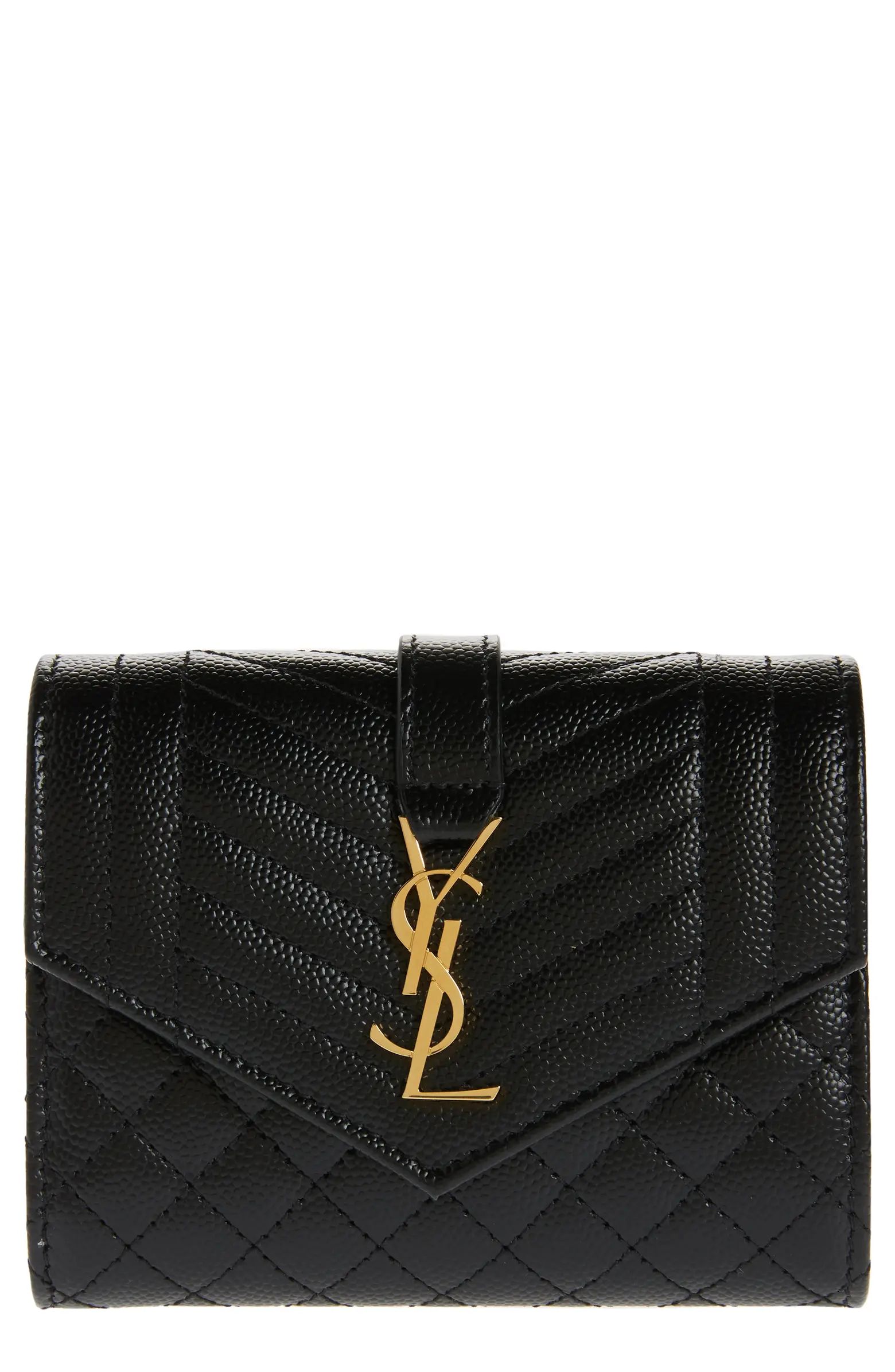 Monogram Matelassé Leather Trifold Wallet | Nordstrom