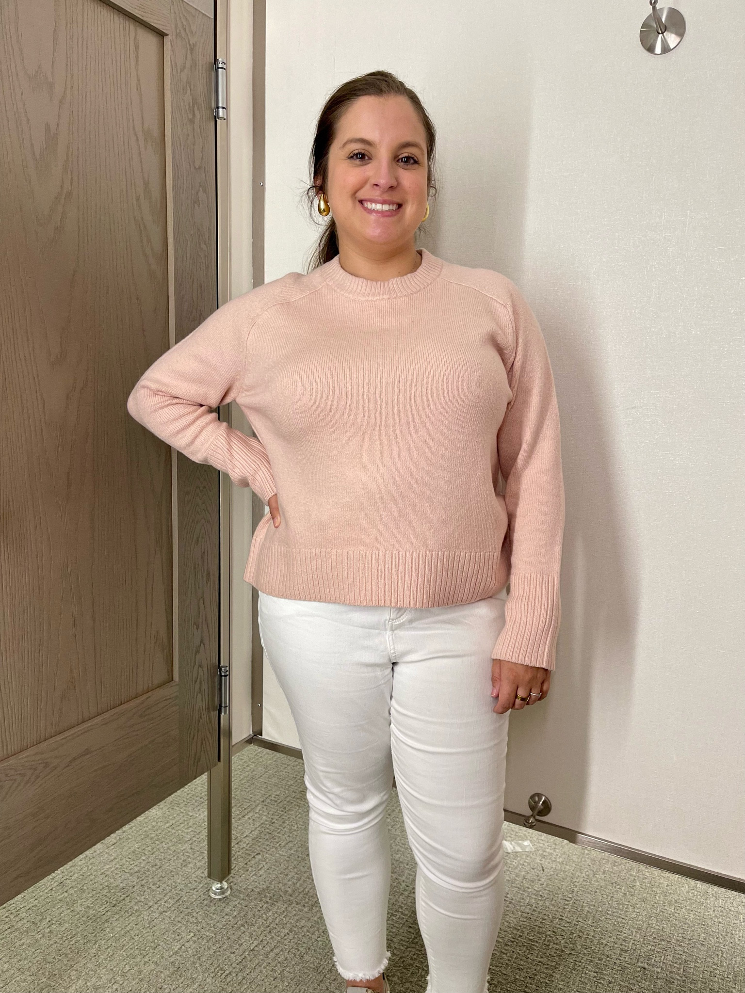 NSALE Try-On // Nordstrom Anniversary Sale

Light pink sweater
* $44.99 from $69.50
* Wearing a M - TTS
* Super soft material
* Cropped but not too cropped 

NSALE is the best place to buy investment pieces you’ll wear and love in the upcoming months! I stock up on basics that I know I’ll wear for years. The NSALE is officially live for ALL shoppers - cardholders and non-cardholders

Nordstrom Anniversary Sale fall finds // Nordstrom finds // Nordstrom fashion // NSale // fall transition // transitional outfit // transitional piece // fall finds // fall style // autumn finds // designer inspired // look for less // sweaters // fall fashion  

#LTKFindsUnder50 #LTKSaleAlert #LTKxNSale
