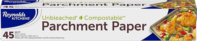 Reynolds Kitchens Unbleached Parchment Paper Roll, 45 Square Feet | Amazon (US)