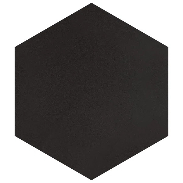 Textile Hex 9" x 10" Porcelain Wall & Floor Tile | Wayfair North America