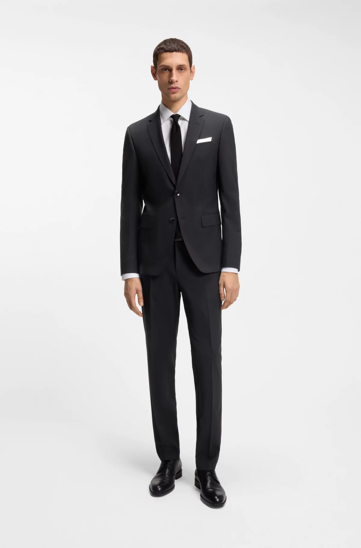 Costume Slim Fit en laine vierge stretch | Hugo Boss FR