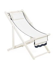 31x23x36 Teak Wood Frame Rivie Sling Chair | TJ Maxx