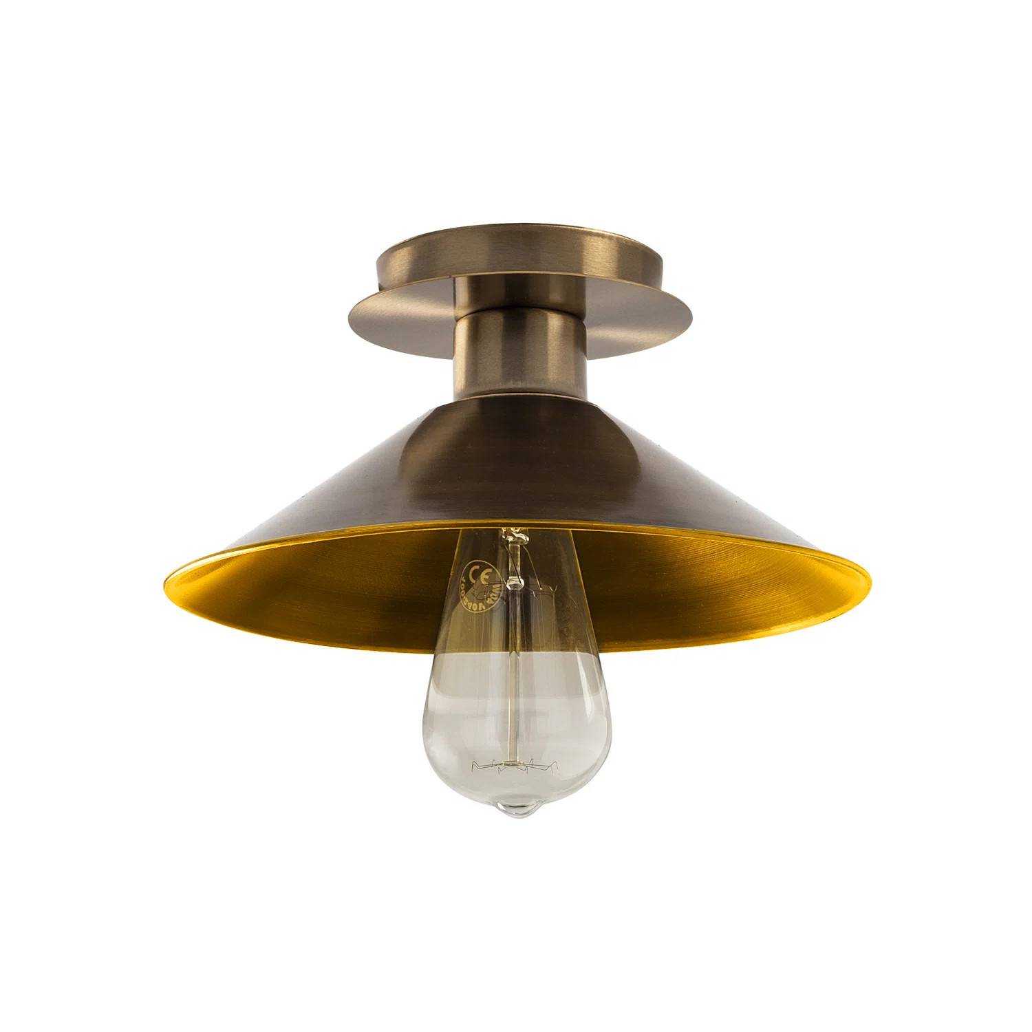 East Urban Home Dovercourt 1-Light 9.45" Semi Flush Mount | Wayfair | Wayfair North America