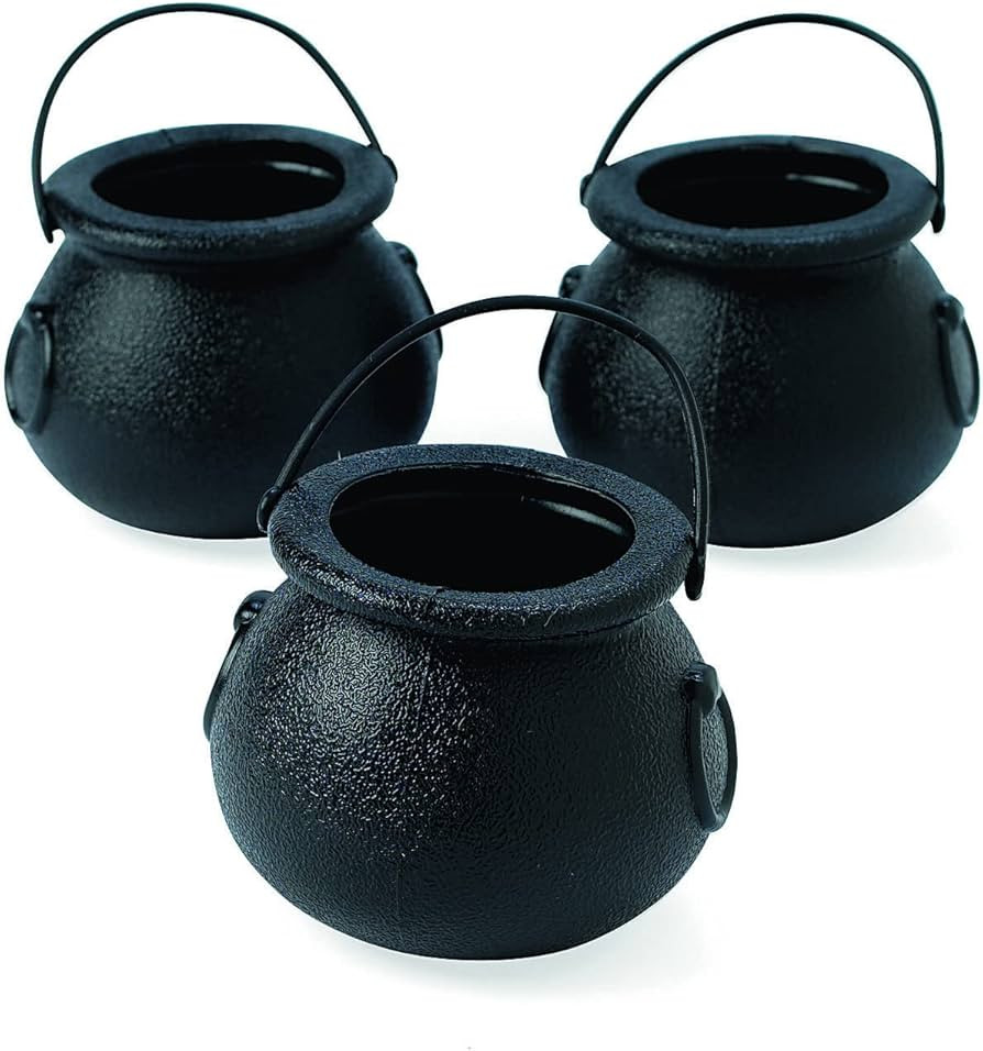 Fun Express 1 Dozen Mini Cauldron Kettles, BPA Free Plastic, St. Patrick's Day, Halloween, Bachel... | Amazon (US)