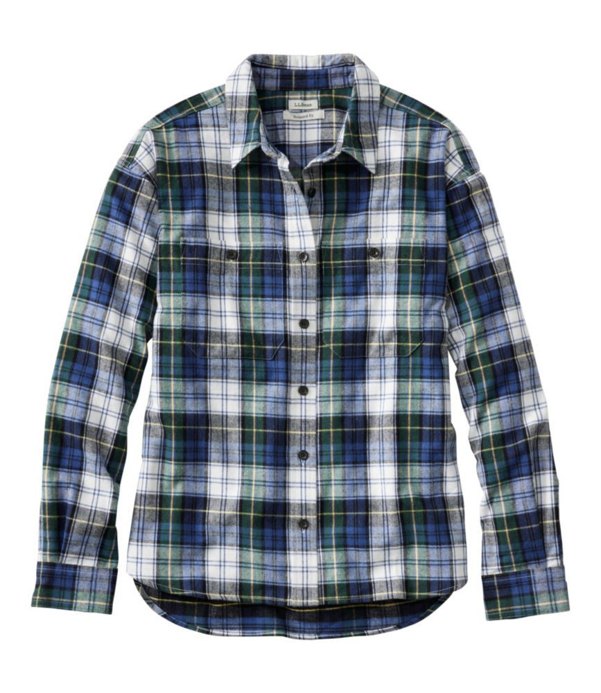 Women's Scotch Plaid Flannel Shirt, Boyfriend Vintage Tartan 1X L.L.Bean | L.L. Bean