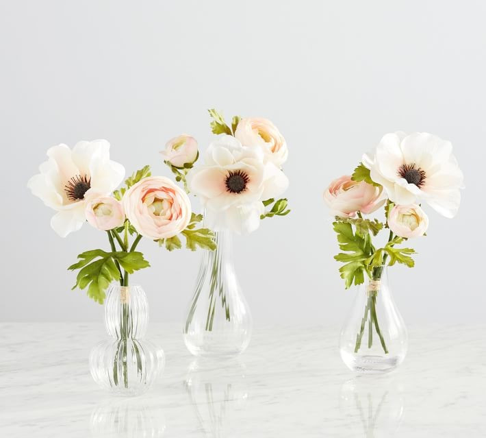 Monique Lhuillier Faux Anemone & Ranunculus Stems | Pottery Barn (US)