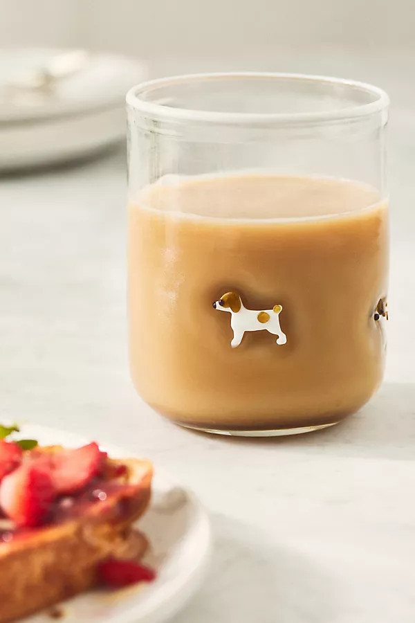 The Dog Icon Juice Glass | Anthropologie (US)