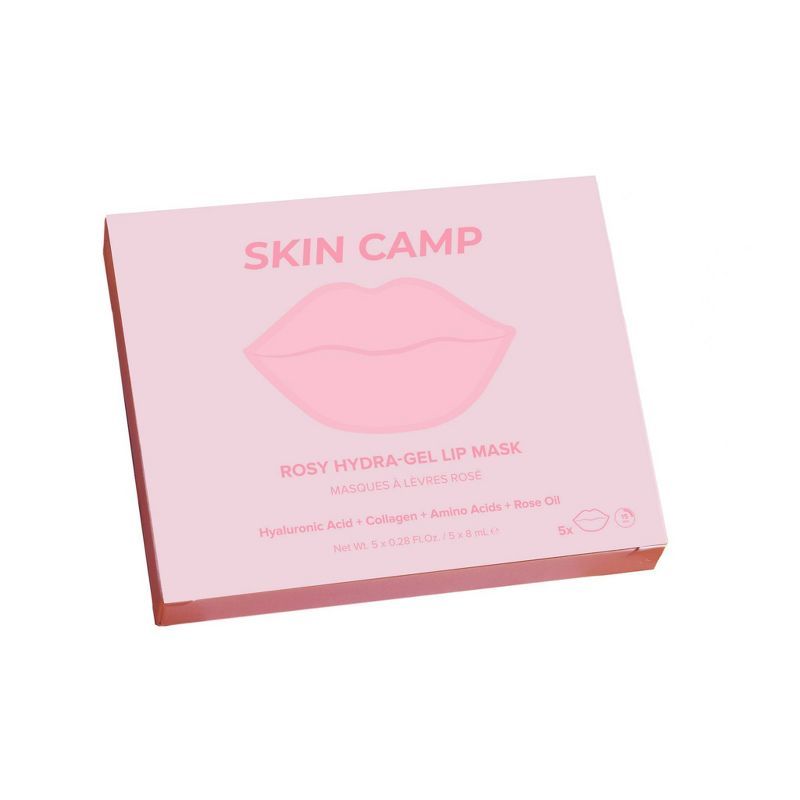 Skin Camp Rose Lippie Mask - 5ct/0.28 fl oz each | Target