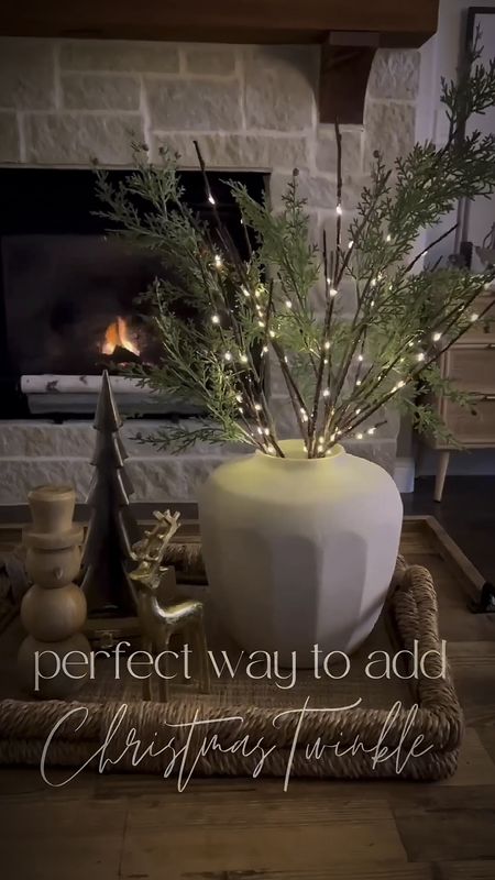 Looking to add some Christmas twinkle in your home? These battery operated stems are perfect!! 

#LTKSeasonal #LTKhome #LTKHoliday