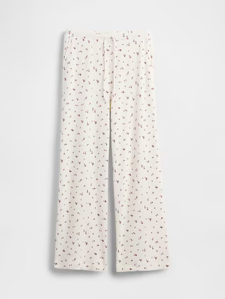 Waffle Wide-Leg PJ Pants | Gap (CA)