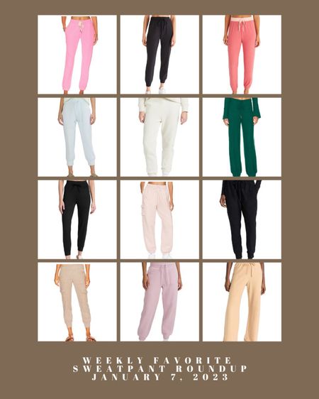 Weekly Favorites- Sweatpants Roundup - January 7, 2022 #sweatpants #joggers #womensweatpants #womensloungewear #loungewear #comfyclothes #wfh #cozy #everydaystyle #holidayoutfits #winteroutfit #womensfashion #ootd

#LTKSeasonal #LTKFind #LTKstyletip