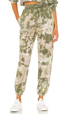 Lovers + Friends Sammy Jogger Pant in Green Tie Dye from Revolve.com | Revolve Clothing (Global)