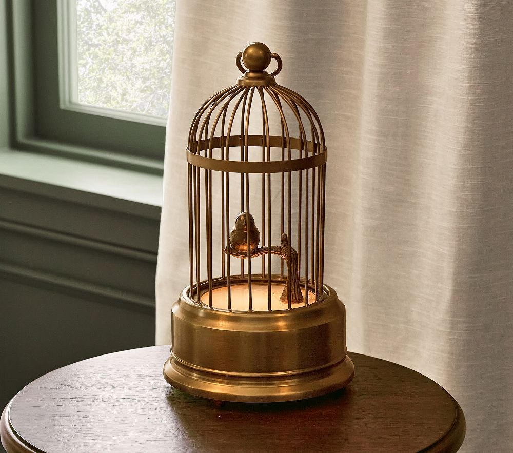 Chris Loves Julia Bird Cage Nightlight (13") | Pottery Barn Kids