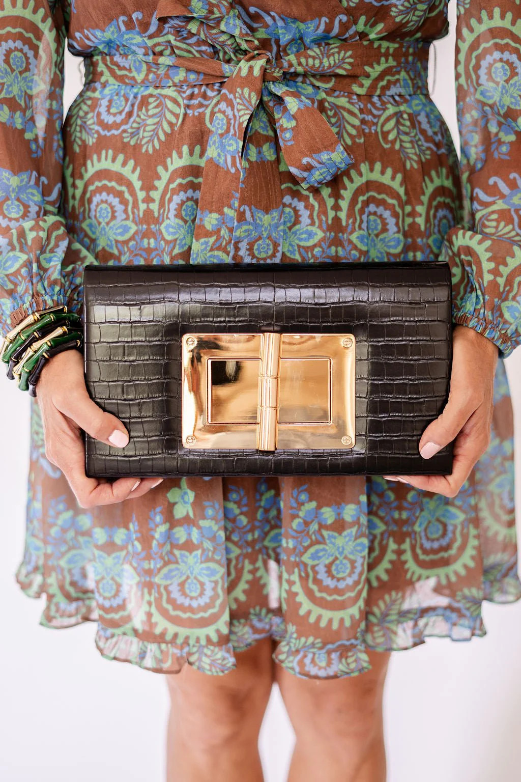 Lillian Croc Clutch | Lisi Lerch Inc