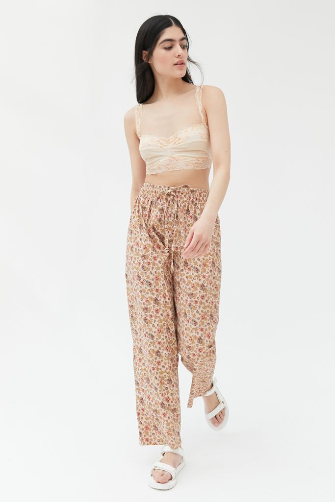 Urban Renewal Remnants Floral Cotton Pant | Urban Outfitters (US and RoW)