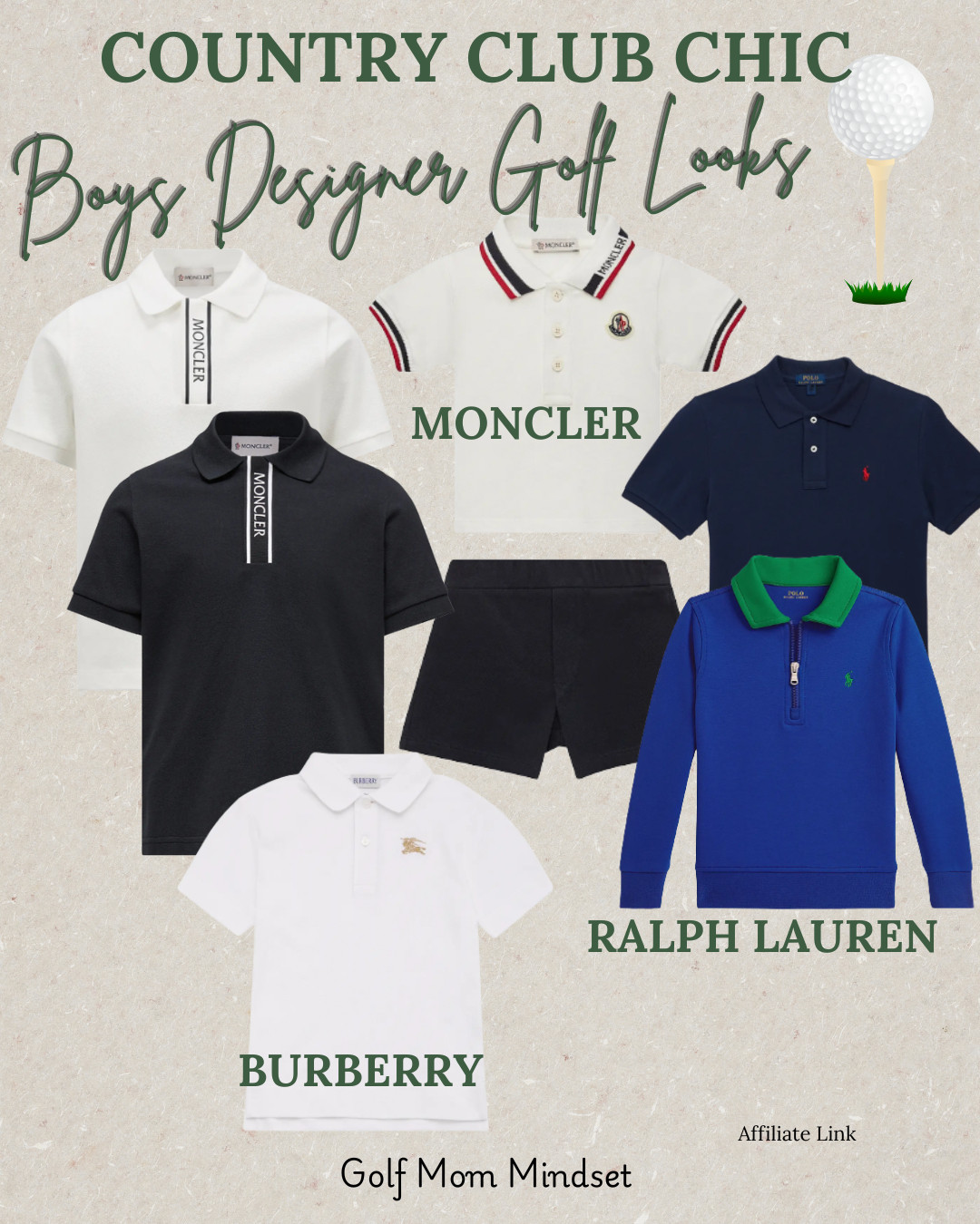 Country club golf style for boys ⛳️🤍 You won’t believe these looks are actually for kids, not adults.

From crisp polos perfect for the first tee, to tailored shorts, classic knits, and that timeless Ralph Lauren-inspired clubhouse aesthetic—these outfits are giving full junior golfer energy with elevated country club style.

Perfect for tournaments, practice days, or clubhouse weekends… because style matters just as much as the swing. 

 #LTKmomlife #LTKActive #LTKKids
