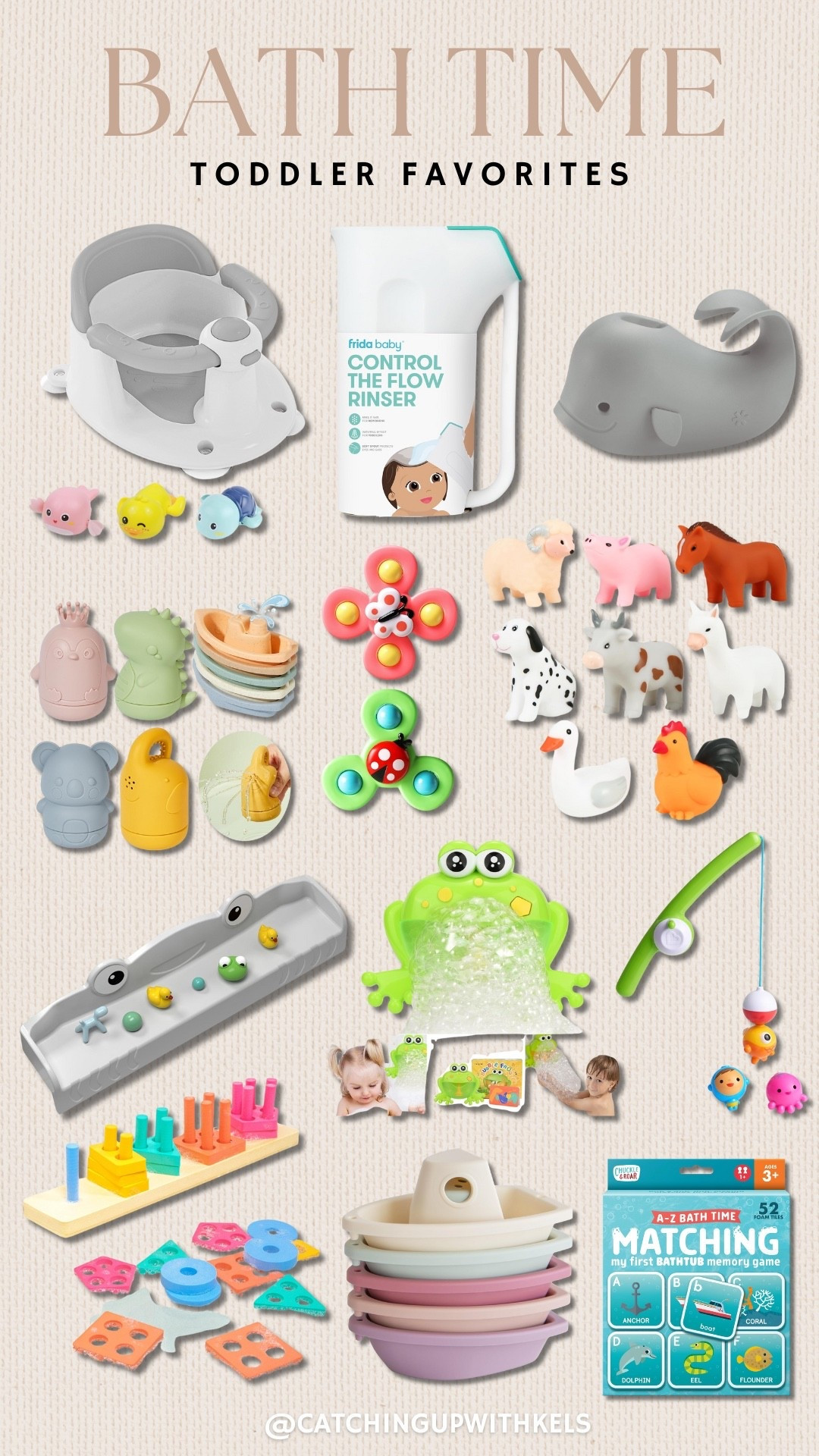 Making bath time fun and easy with these toddler-approved toys and essentials! 🐸🫧
Swipe through our must-haves that keep our routine tear-free and full of giggles.

#LTKKids #LTKBaby