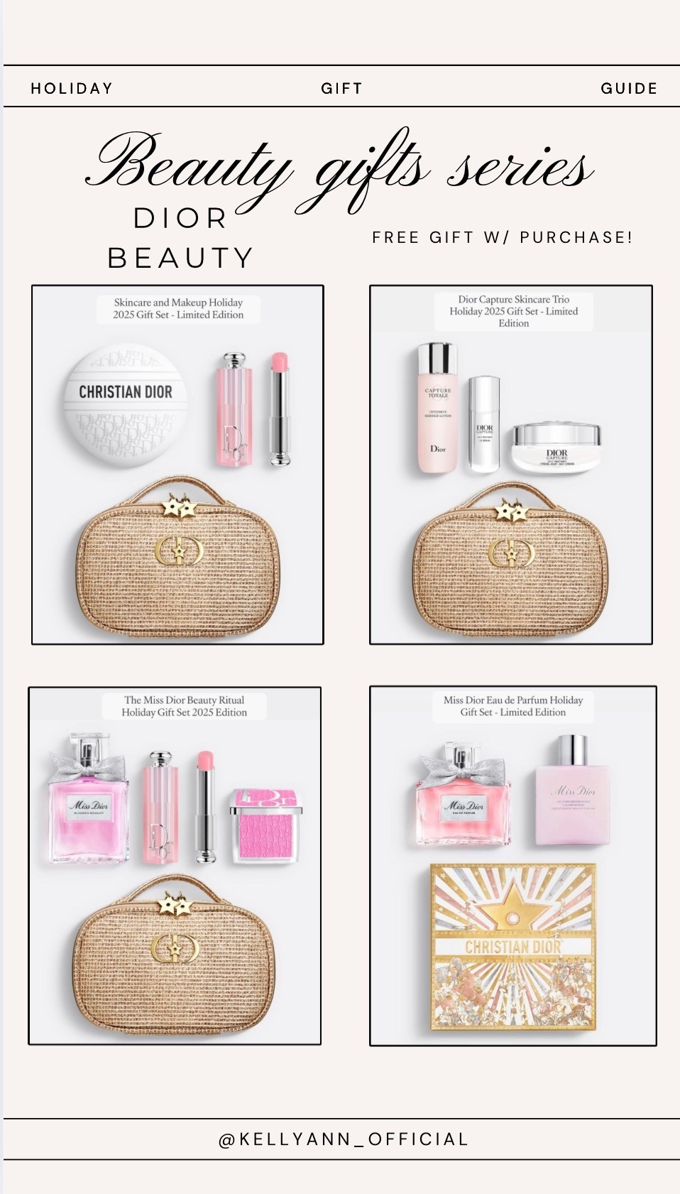 Dior Beauty gift guide!

#LTKHoliday #LTKBeauty #LTKGiftGuide