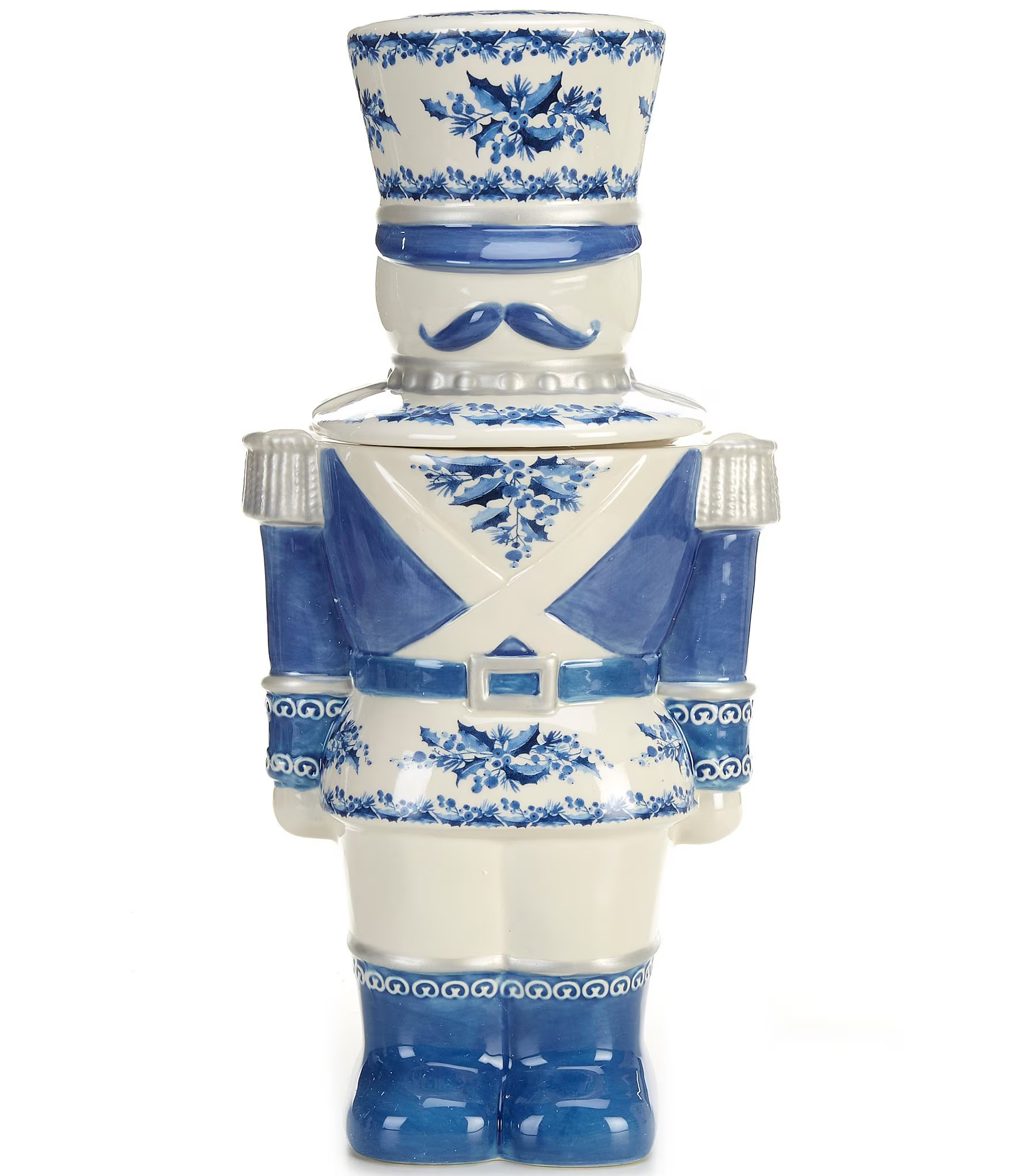 Southern Living Holiday Blue Nutcracker Cookie Jar | Dillard's | Dillard's