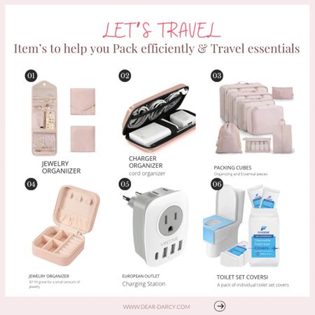 Travel essentials that help you pack  smart, compact your packing and great organizers and travel essentials you need.

Great fro European travel 

#LTKitbag #LTKstyletip #LTKtravel