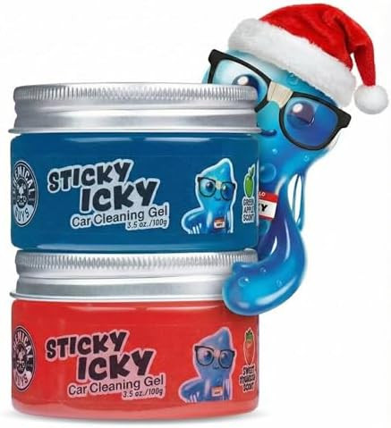 Chemical Guys Sticky Icky Car Cleaning Gel, Green Apple & Sweet Strawberry Scent - Detailing Kit,... | Amazon (US)