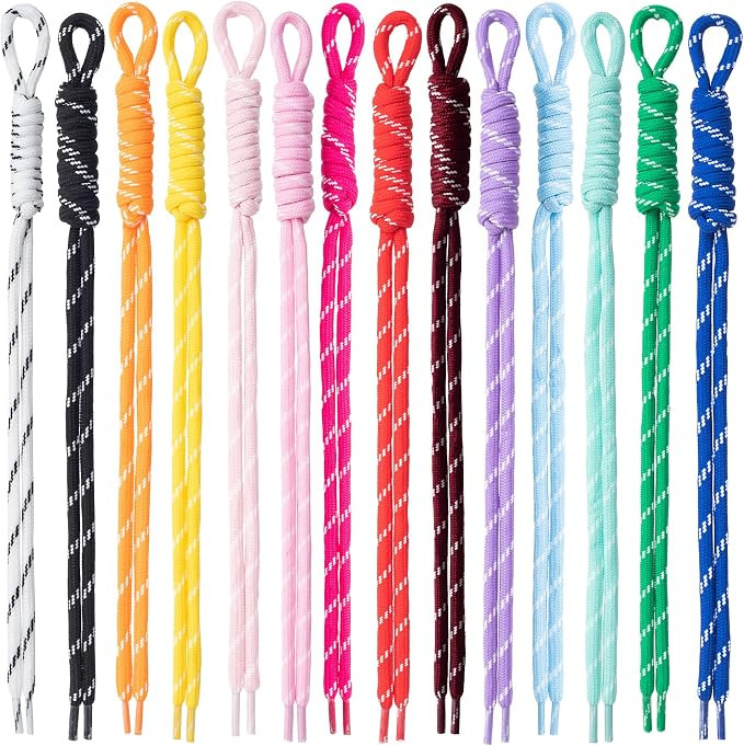 Colorful Paracord Ropes, Paracord Keychain Kit Accessories, Braided Rope Bag Charm Keychain Cord ... | Amazon (US)