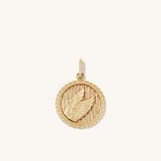 Victory: Winged Coin Charm Pendant - £400 | Mejuri (Global)