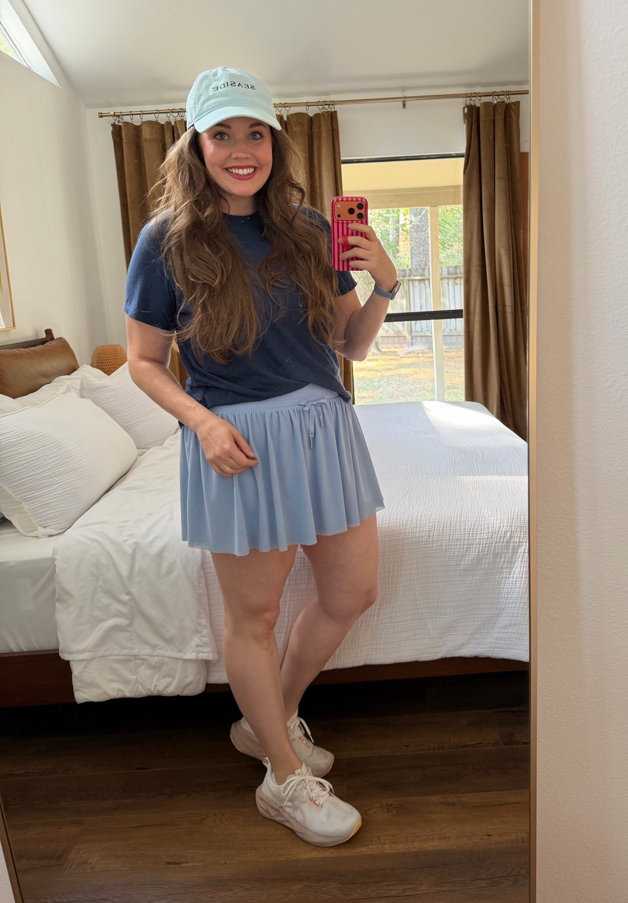 I love this mesh skort for running errands, while it's still hot in Texas! Everything is old, so linking similar options for you!
...........
asics novablast errands outfit mom uniform mom outfit workout look gym look gym outfit baseball cap monochromatic outfit monochrome look navy tee workout tee casual outfit ideas midsize fashion outfit of the day plus size fashion size 14 outfit seize 14 look buttercore tee walmart fashion old navy style hokas fp movement  

 #LTKxWalmart #LTKfitnessgoals #LTKActive