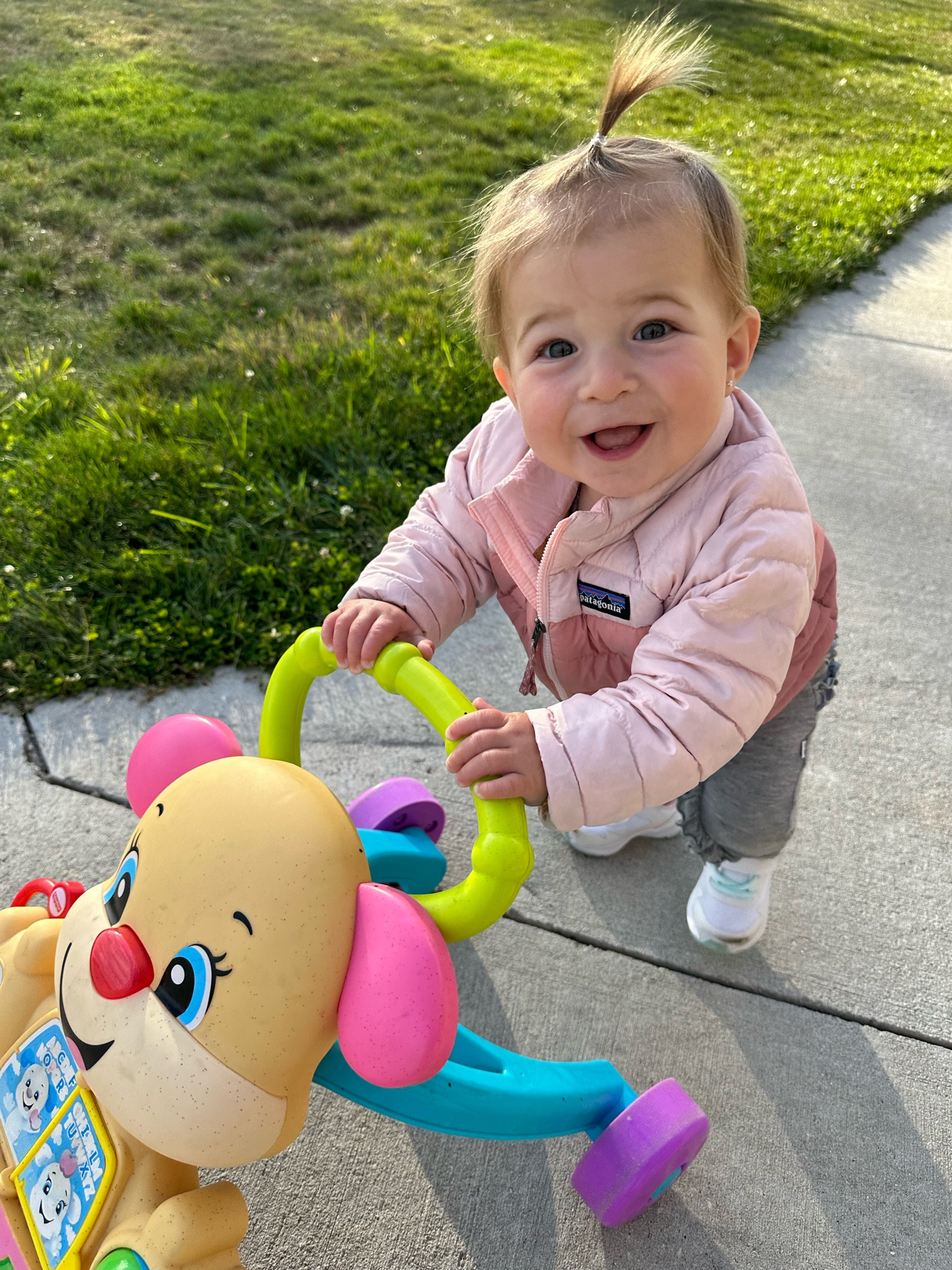 Little lady on a mission! This coat is a perfect transitional piece - and has been proven safe to wear in a car seat due to its down material & how it compresses🙌🏼 

#LTKkids #LTKSeasonal #LTKbaby