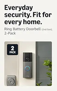 Ring Battery Doorbell (newest model), Retinal 2K with wide-angle video, up to 6x Enhanced Zoom, T... | Amazon (US)