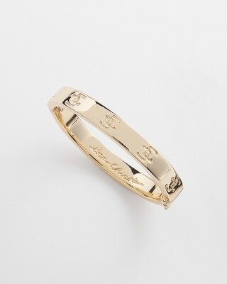 Gold Tone Hinge Bracelet | Chico's