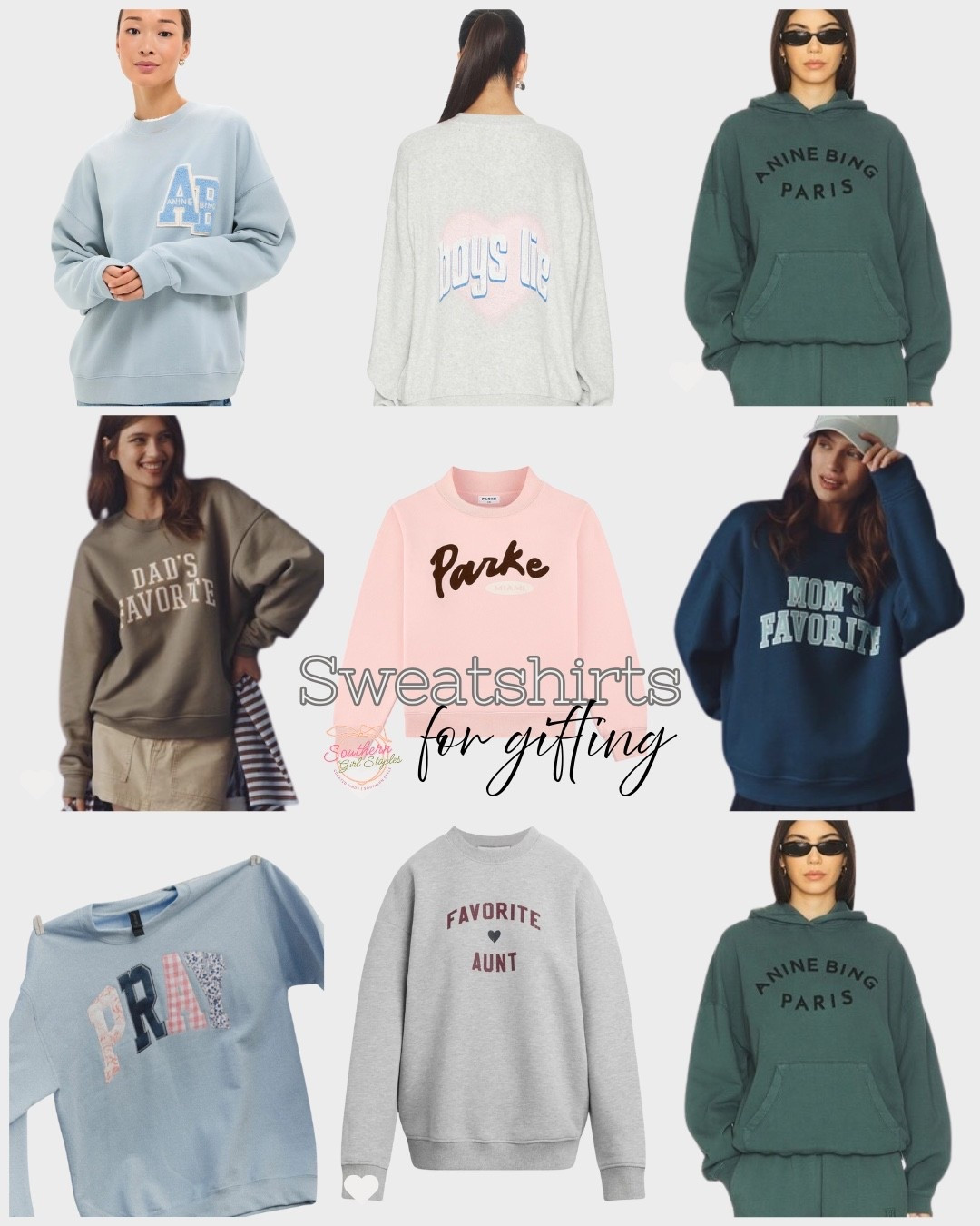 Some of my favorite sweatshirts for the gifting season 

#LTKHoliday #LTKFamily #LTKGiftGuide