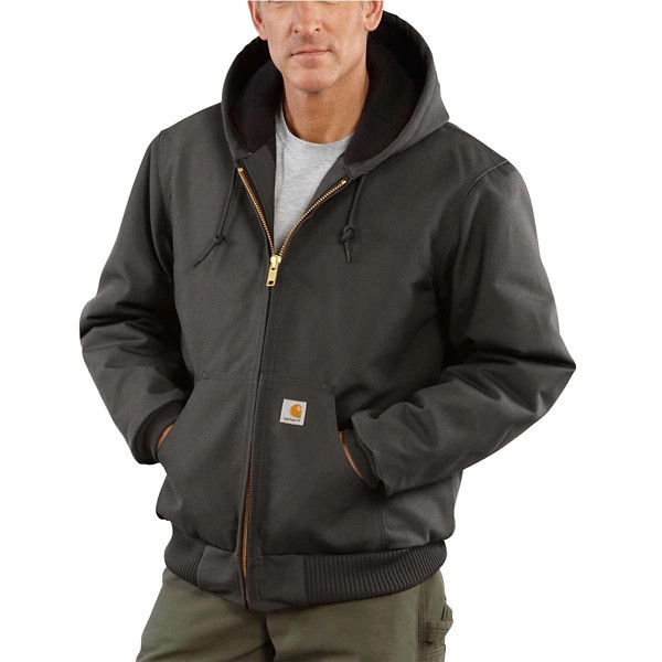 Men's Carhartt Loose Fit Duck Active Canvas Jacket 5XLarge Gravel | Scheels