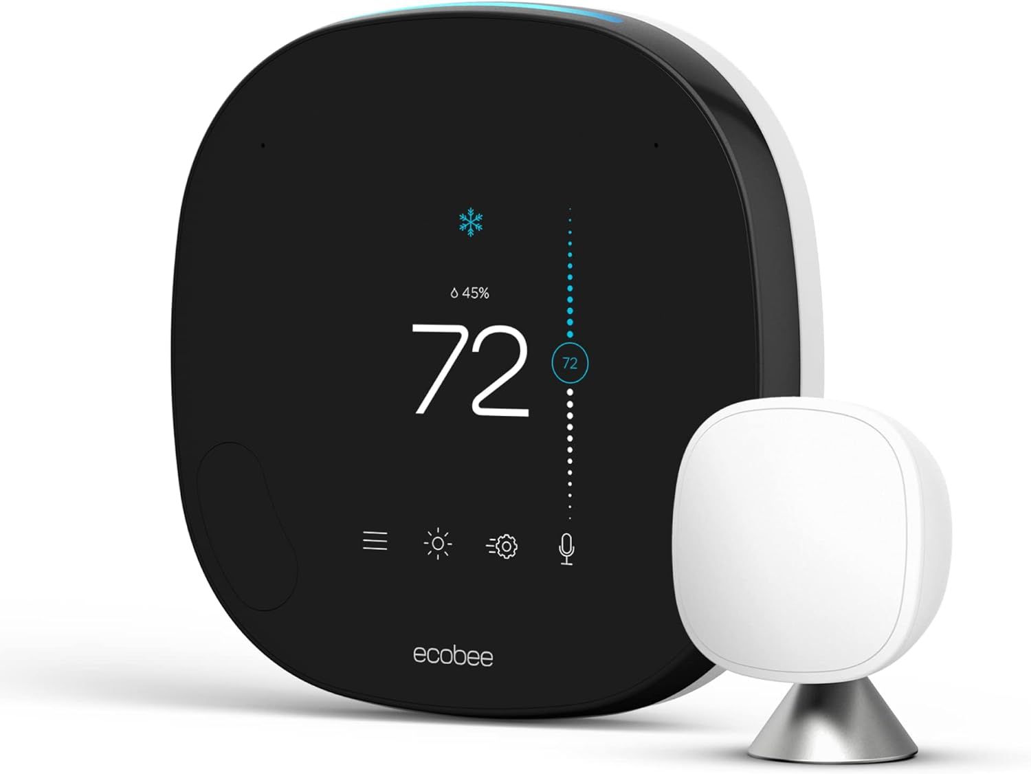 ecobee SmartThermostat with Voice Control , Black | Amazon (US)