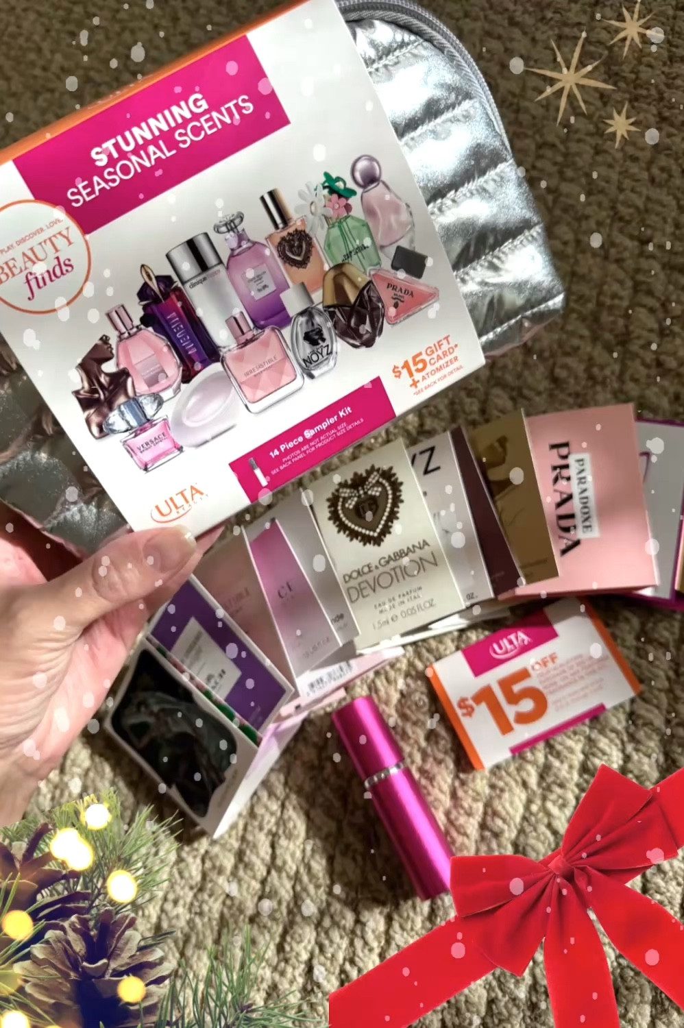 Christmas Gift Idea for Her

Comes with
 14 Favorites Perfume Collection
Atomizer
$15 gift card 


#LTKGiftGuide #LTKHoliday #LTKSeasonal