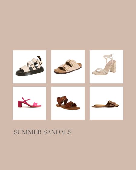 Sandals!!! Which to choose from?! 😂😅 Here’s a roundup of some of mine & Shay’s favourites! 

Shay loves: the Dr. Martens, the Birkenstocks & the Taupe 1-Strap Sandals

I love: both pairs of heels & the Tan Leather Sandals

#LTKSeasonal #LTKFind #LTKstyletip
