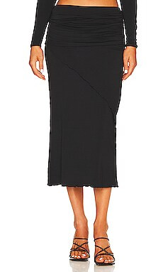 The Line by K x REVOLVE Anita Skirt in Black from Revolve.com | Revolve Clothing (Global)