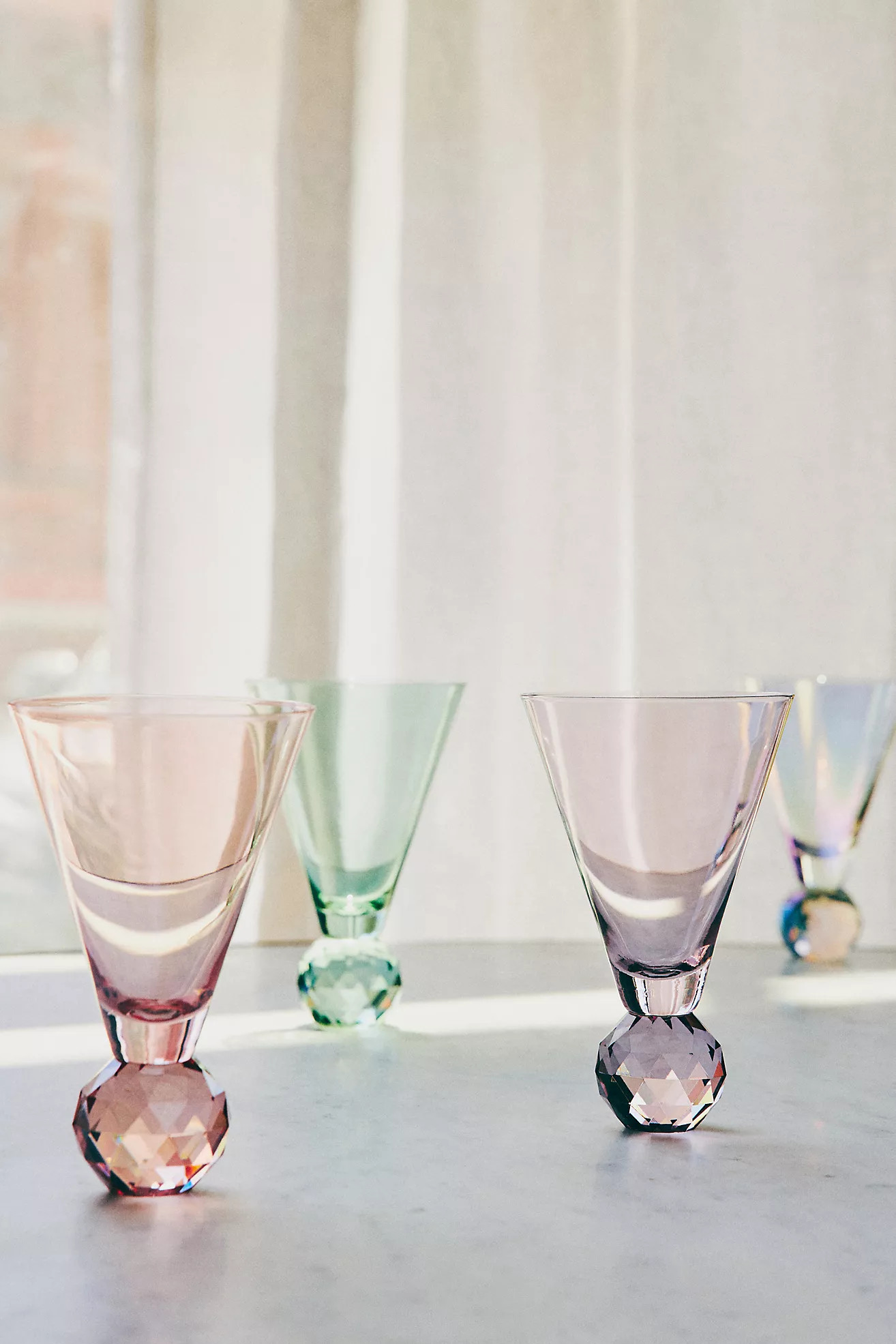 Gemma Martini Glasses, Set of 4 | Anthropologie (US)