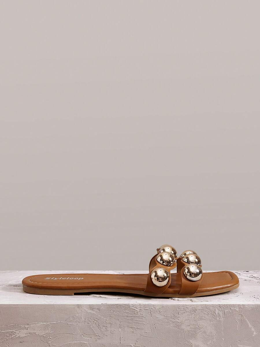 Styleloop Women's Flat Sandals, Bohemian Style Western Music Festival, Party, Beach, Vacation For... | SHEIN