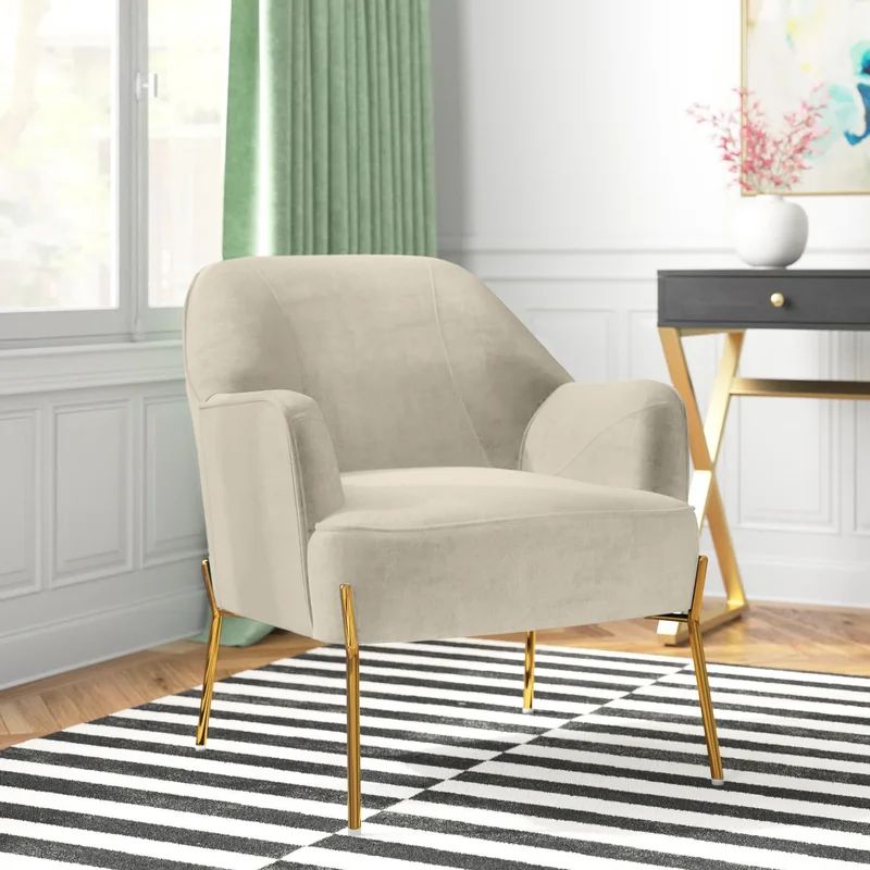 Cleo 26'' Wide Velvet Armchair | Wayfair North America