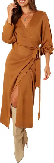 Nova Long Sleeve Maxi Wrap Dress | Nordstrom