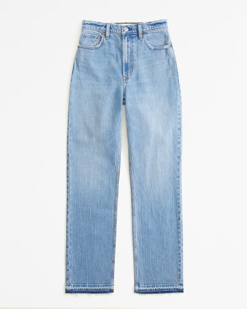 Ultra High Rise 90s Straight Jean | Abercrombie & Fitch (UK)