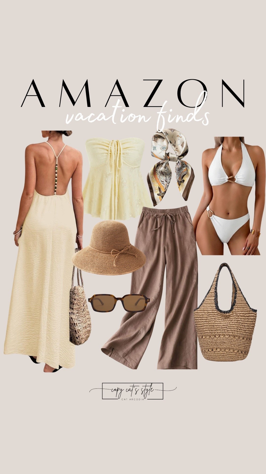 Amazon vacation finds. Resort style ideas 

#LTKMidsize #LTKSwim #LTKSeasonal