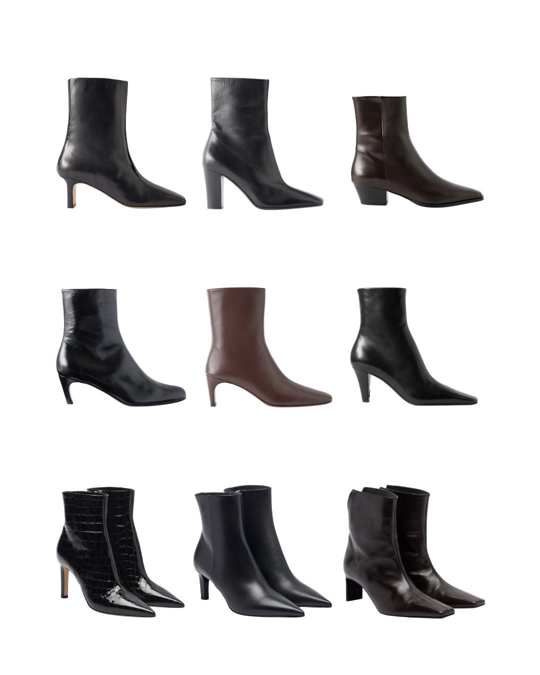 Fall boots to wear with jeans, trousers, skirts & dresses.

fall boots, fall booties, fall footwear, women's fall boots, ankle boots, leather ankle boots, black fall boots, brown fall boots, heeled ankle boots, pointed toe boots, classic boots, timeless boots, fall shoes, fall fashion

#LTKootd #LTKOver40 #LTKSeasonal