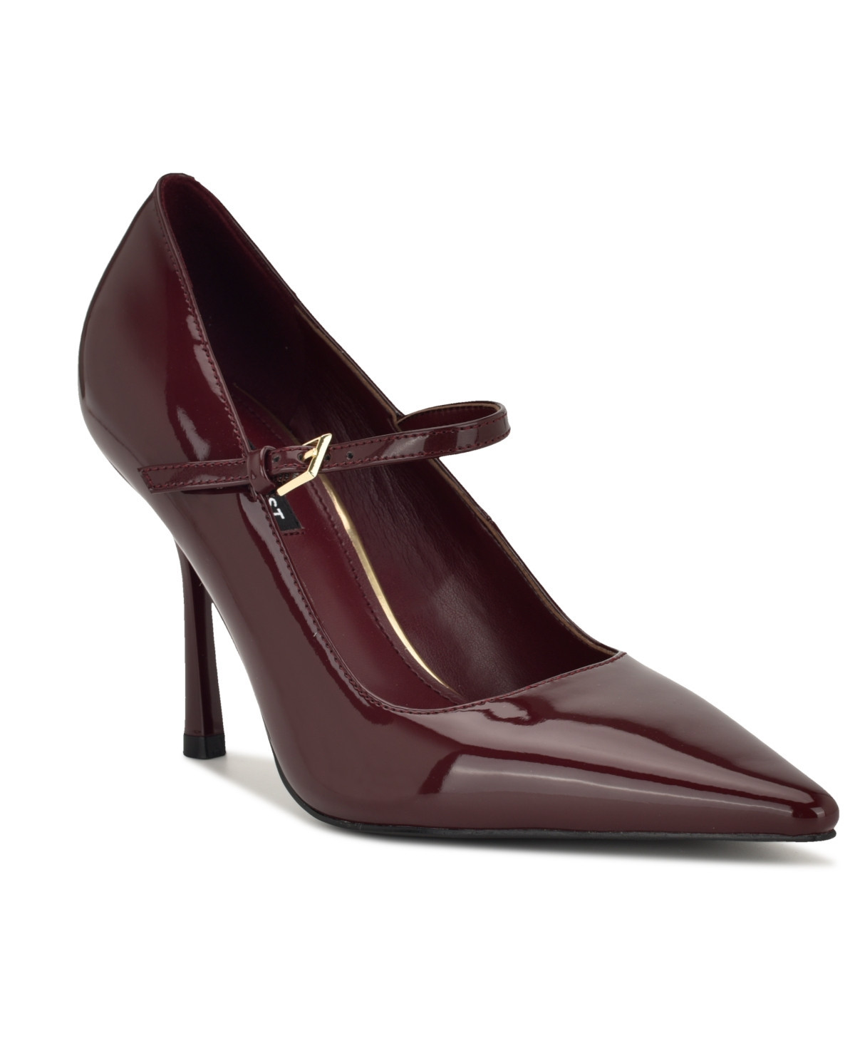 Nine West Women's Jinnie Mary Jane Stiletto Pumps - Dark Burgundy Patent | Macy's