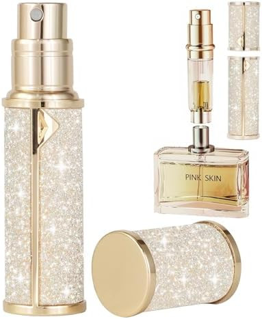Travel Perfume Bottle Refillable,Valentine's Day Gift Perfume Travel Refillable Mini Spray Bottle... | Amazon (US)