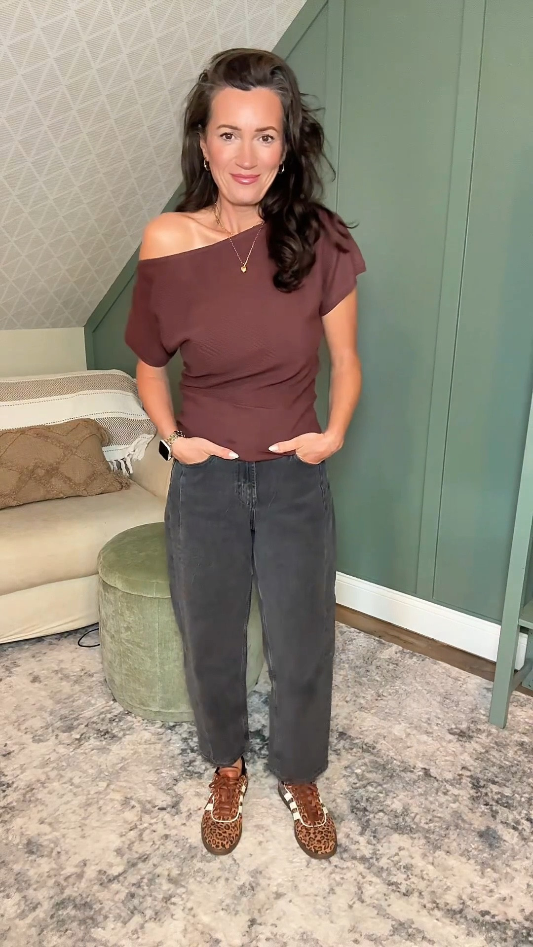 Such a flattering top with the ruching at the side and off shoulder style! I’m wearing a small - 13 additional colors!

#LTKmomlife #LTKootd #LTKOver40