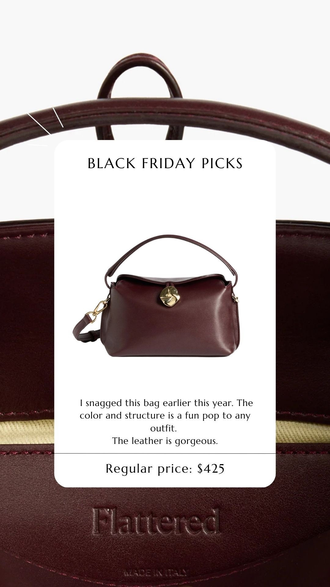 
Burgundy purse. Sale purse. Sale bag. Leather bag. Burgundy bag. Flattered purse.

#LTKCyberWeek #LTKSaleAlert