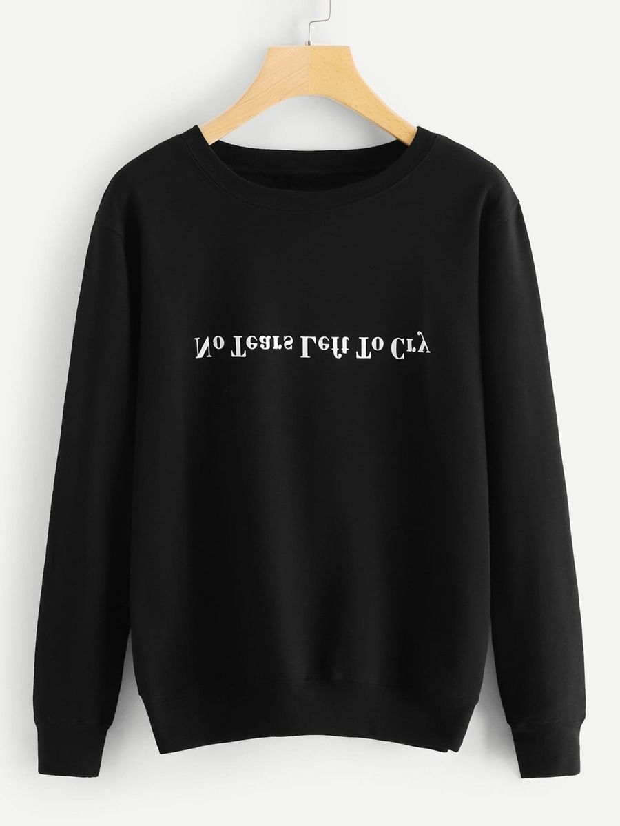 Letter Print Sweatshirt | SHEIN